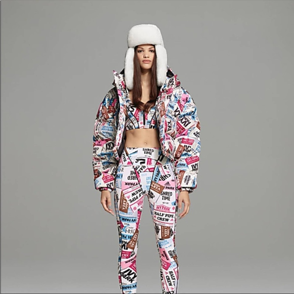 adidas Ivy Park Medium-Support Ski Tag Bra